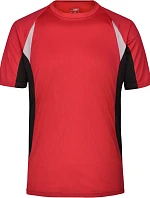 Daiber JN 391 Pánské běžecké tričko 02.0391 red/black