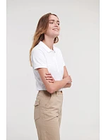 Dámské elastické piqué polo 10. white model 22473793 - Russell Athletic Dámské elastické piqué polo 10. white model 22473793 - Russell Athletic
