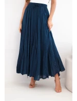 Dámská maxi bavlněná sukně s gumou v pase model 22036229 - K-Fashion