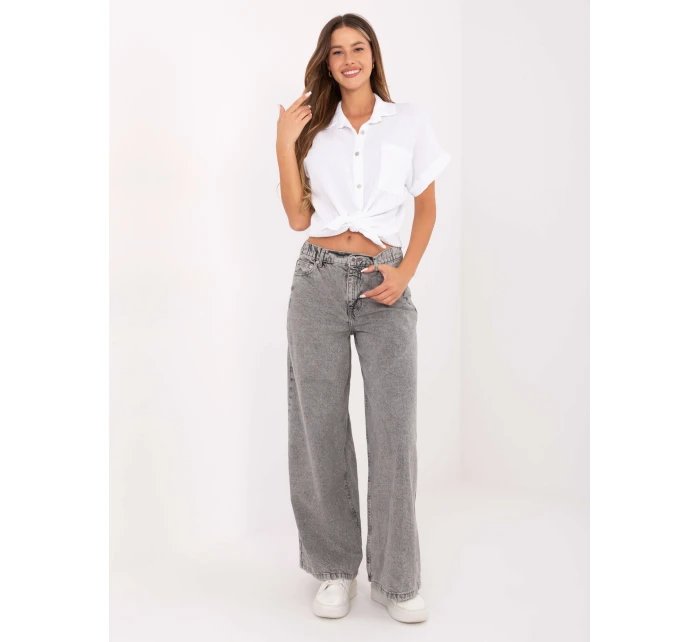 Spodnie model 21236045 szary - FPrice Spodnie model 21236045 szary - FPrice