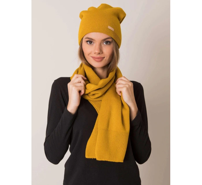 Dámský set čepice a šála KMPL-1 - RUE PARIS