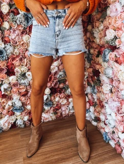 Dámské šortky PARADISE light blue model 21969835 - Dstreet