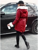 Dámská zimní bunda ARCTIC červená FashionStreet TY5404