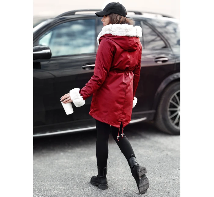 Dámská zimní bunda ARCTIC červená FashionStreet TY5404