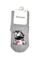 Vzorované netlačící ponožky Steven art.099 35-40
