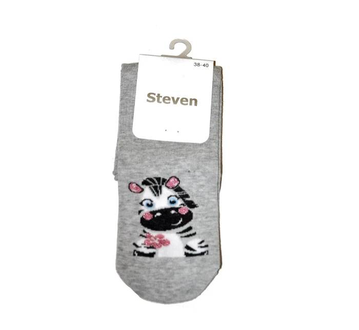 Vzorované netlačící ponožky Steven art.099 35-40