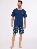 Pánské pyžamo model 20567929 Ho Ho kr/r S2XL - Cornette Pánské pyžamo model 20567929 Ho Ho kr/r S2XL - Cornette