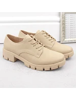 M.Daszynski W SAN33C béžové polobotky M.Daszynski W SAN33C béžové polobotky