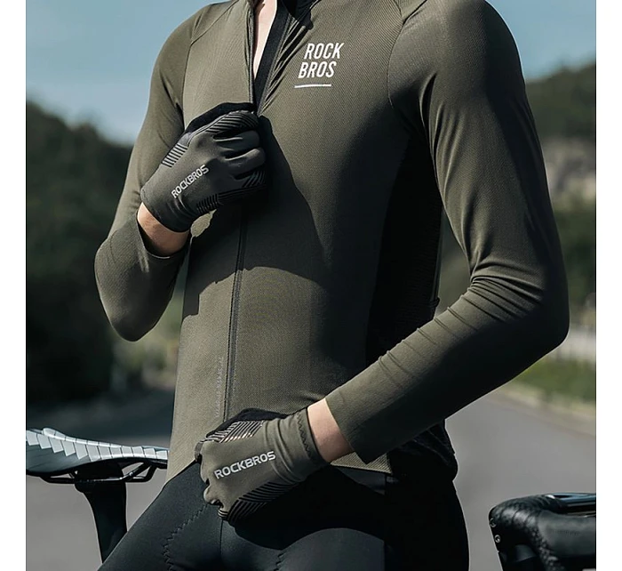 Cyklistické rukavice  velikost: M zelené model 22083560 - Rockbros