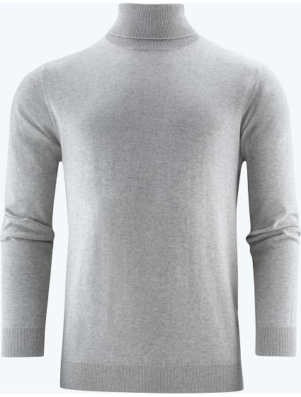 James Harvest Ashland Turtle Pánský rolák 62.1251 grey melange James Harvest Ashland Turtle Pánský rolák 62.1251 grey melange