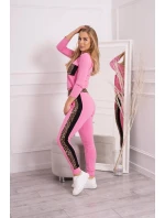 Leopardí sada světle růžová