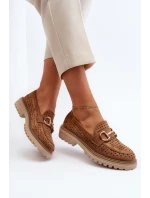Dámské lodičky s výšivkou Camel model 21649856 - Boto