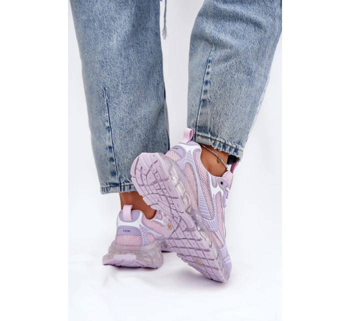 Dámské Kožené Tenisky GOE RR2N4081 Fialové