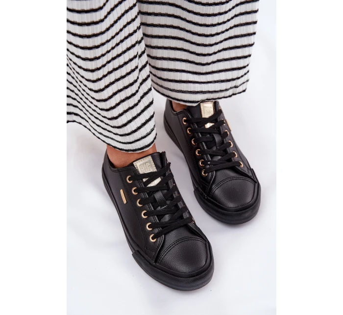 Dámské Tenisky Z Eko Kůže Big Star model 21693148 Černé - Big Star Shoes