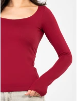 Bluzka RV BZ model 22011428 bordowy - FPrice