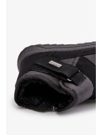 Zateplené Pánské Zimní Boty Sněhule Progress Černé Zateplené Pánské Zimní Boty Sněhule Progress Černé