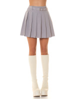 Sexy Koucla Mini Skirt with pinstripes & belt