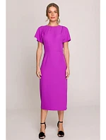 Tužkové šaty S398 levandulové - Stylove