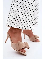 Klapky na podpatku model 228997 Step in style