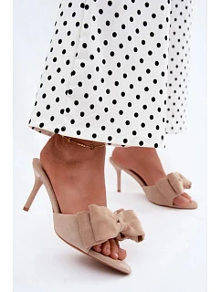 Klapky na podpatku model 228997 Step in style