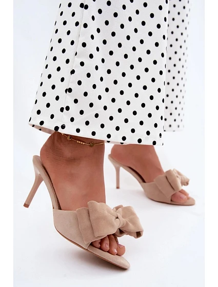Klapky na podpatku model 228997 Step in style
