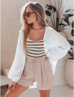 Dámské šortky RELAX TIME béžové FashionStreet SY0458