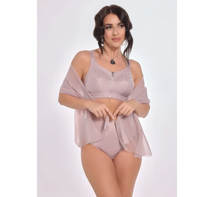 Měkká podprsenka s kosticí Zuza  Pink model 21114010 - Viki