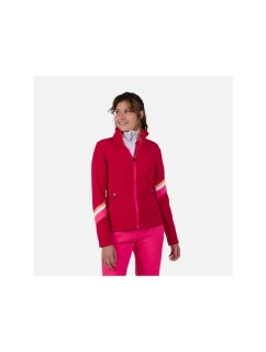 Rossignol W Strawpile Fleece Fz mikina červená
