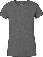 Neutral O 80001 Dámské tričko z těžké bio bavlny 77.8001 dark heather