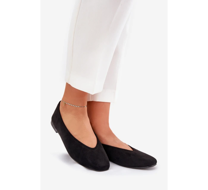 Klasické Baletky Z Eko Černé model 21687307 - Boto Klasické Baletky Z Eko Černé model 21687307 - Boto