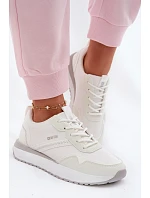 Dámské tenisky na platformě Big Star TT274279 Bílé