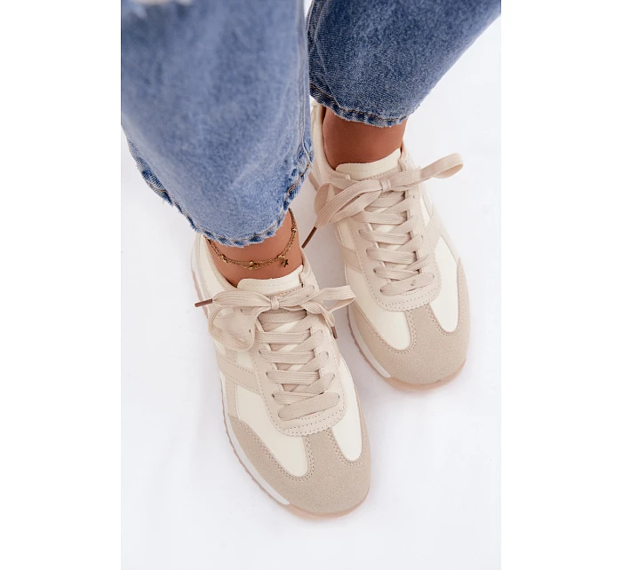 Dámské tenisky model 22099994 béžové - VINCEZA
