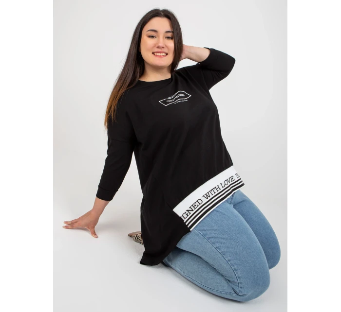 Tunika RV TU 7779.69 černá Tunika RV TU 7779.69 černá