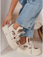 Dámské tenisky na vysoké platformě UPSOLE s leopardím potiskem FashionStreet ZY0802 Dámské tenisky na vysoké platformě UPSOLE s leopardím potiskem FashionStreet ZY0802