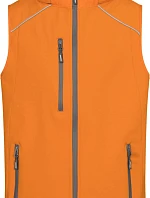 Promodoro 7840 Pánská 3-vrstvá softshellová vesta 40.7840 orange