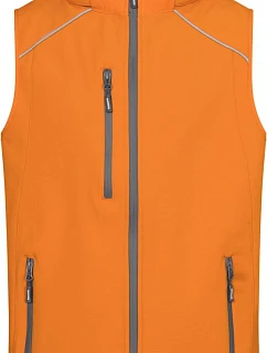 Promodoro 7840 Pánská 3-vrstvá softshellová vesta 40.7840 orange