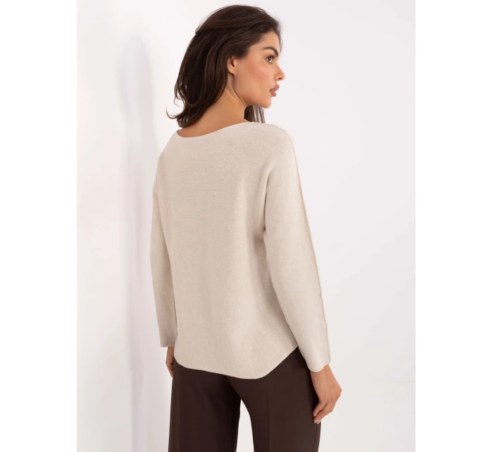 Jumper IT SW 2219.63 světle béžový Jumper IT SW 2219.63 světle béžový