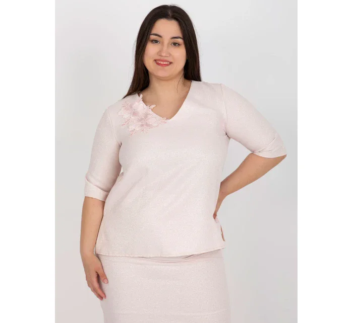 Halenka LK BZ 506692.32 světle růžová Halenka LK BZ 506692.32 světle růžová