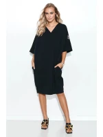 Dámské šaty model 18856810 Černá - Makadamia
