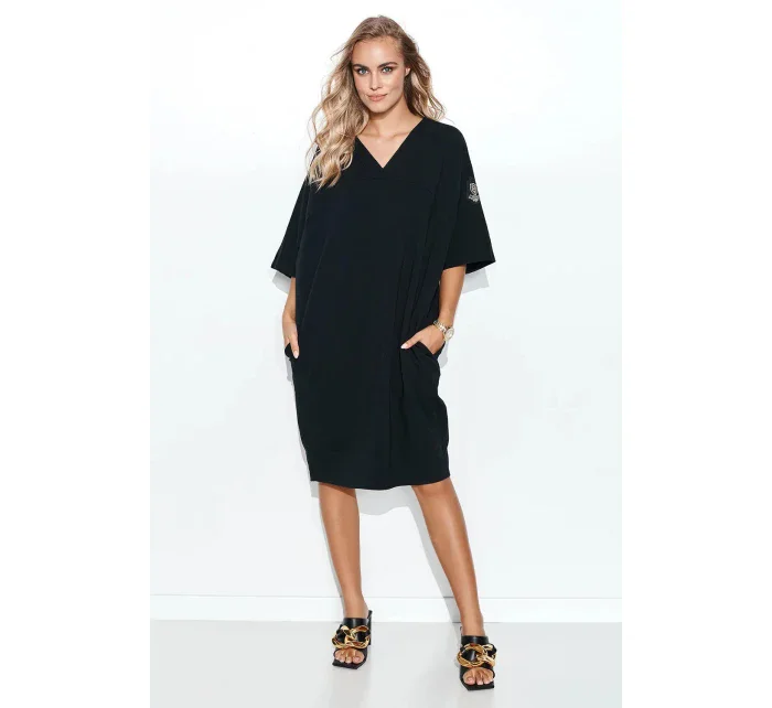 Dámské šaty model 18856810 Černá - Makadamia