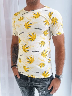 Pánské bílé tričko s potiskem FashionStreet RX5277