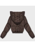 Krátká zimní bunda typu puffer v čokoládové barvě J Style (5M3360-158) Krátká zimní bunda typu puffer v čokoládové barvě J Style (5M3360-158)