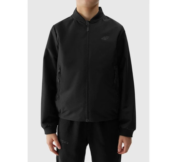 Chlapecká přechodná baseballová bunda 4F Chlapecká přechodná baseballová bunda 4F