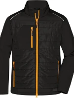 Daiber JN 1820 Pánská hybridní bunda 02.1820 black/neon orange