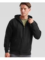 Fruit of the Loom Premium Hooded Sweat Jacket Mikina s kapucí 16.2034 heather grey Fruit of the Loom Premium Hooded Sweat Jacket Mikina s kapucí 16.2034 heather grey