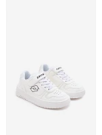 Dětské tenisky na suchý zip Bílé model 22101607 - Big Star Shoes Dětské tenisky na suchý zip Bílé model 22101607 - Big Star Shoes