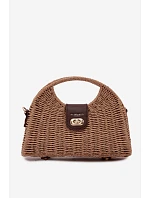 Pletená Malá Kabelka S  Hnědá model 22111716 - Flora&Co