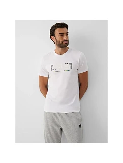 T-shirt slim z nadrukiem męski 4F 4FRAW26TTSHM4666-10S