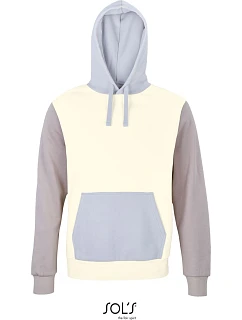 SOL'S Collins Unisex mikina s kapucí z bio bavlny 25.3818 natural