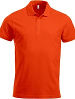 Clique Classic Lincoln S/S Pánské piqué polo z těžké bavlny 67.8244 blood orange